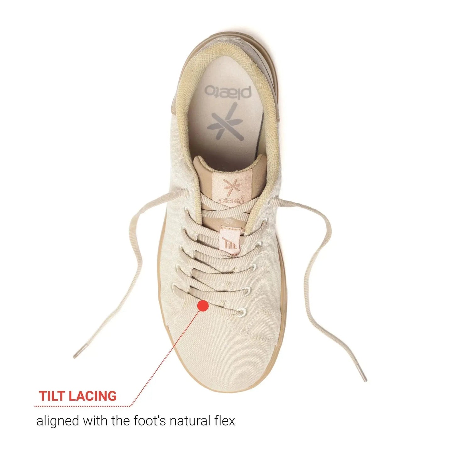 Classic Beige Sneakers for Men Plaeto
