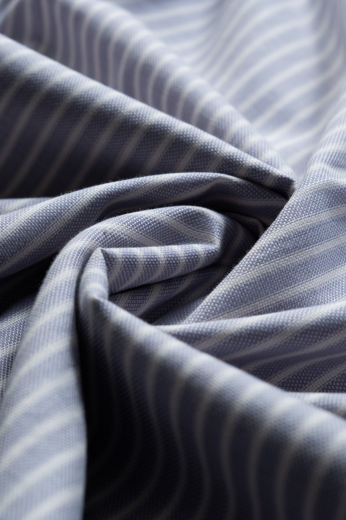 Lavender Regular Fit Striped Formal Cotton Shirt for Men (LWIX)
