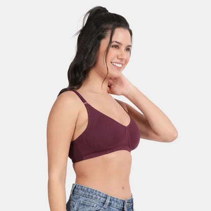 Wine minimiser bra Envie non padded non wired 3/4th coverage comfortable everyday bra