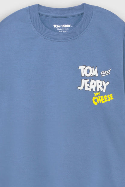 Tom and Jerry Say Cheese Blue Co-Ord Set