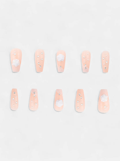The Rosa Press-On Nails - Soft Pink