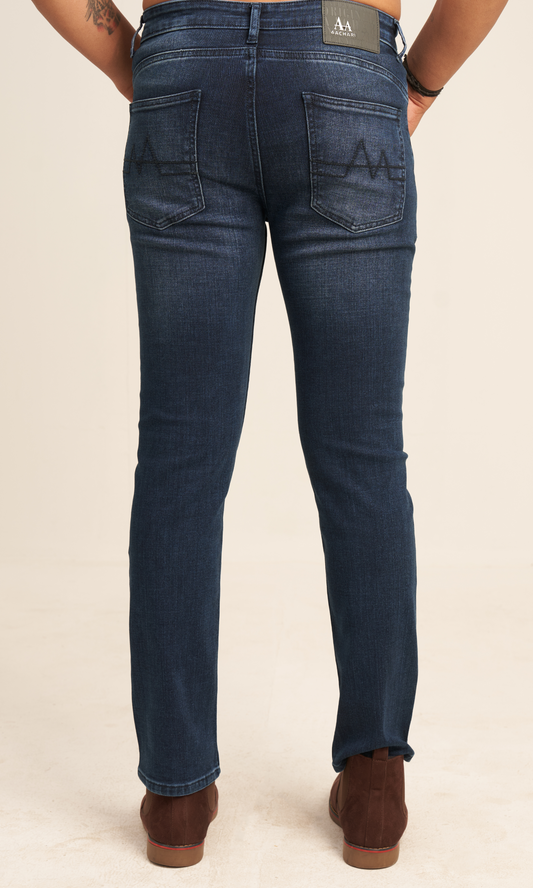 Blue Wash Straight Fit