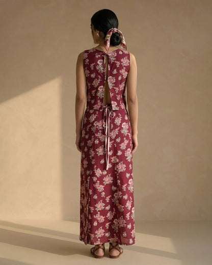 Red Floral Co-ord Set