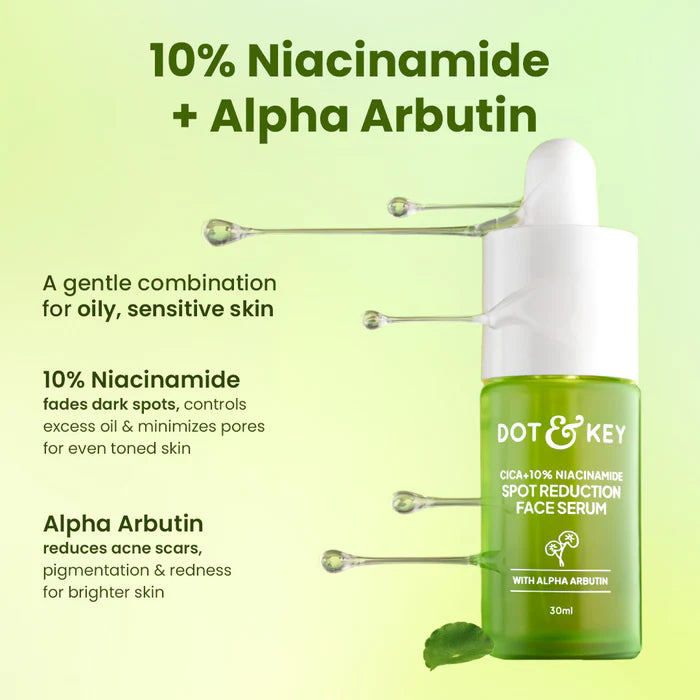 Cica + 10% Niacinamide Face Serum for Oily Skin-30 ml