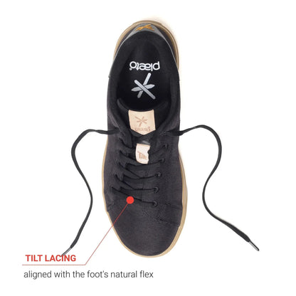Classic Black Sneakers for Men Plaeto