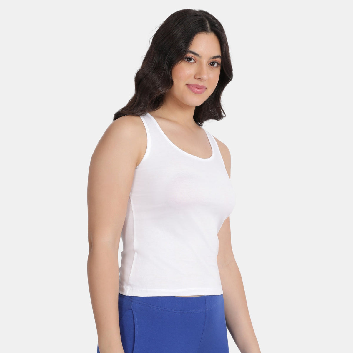 Envie Regular Fit U-Neck Short Length Tank Top