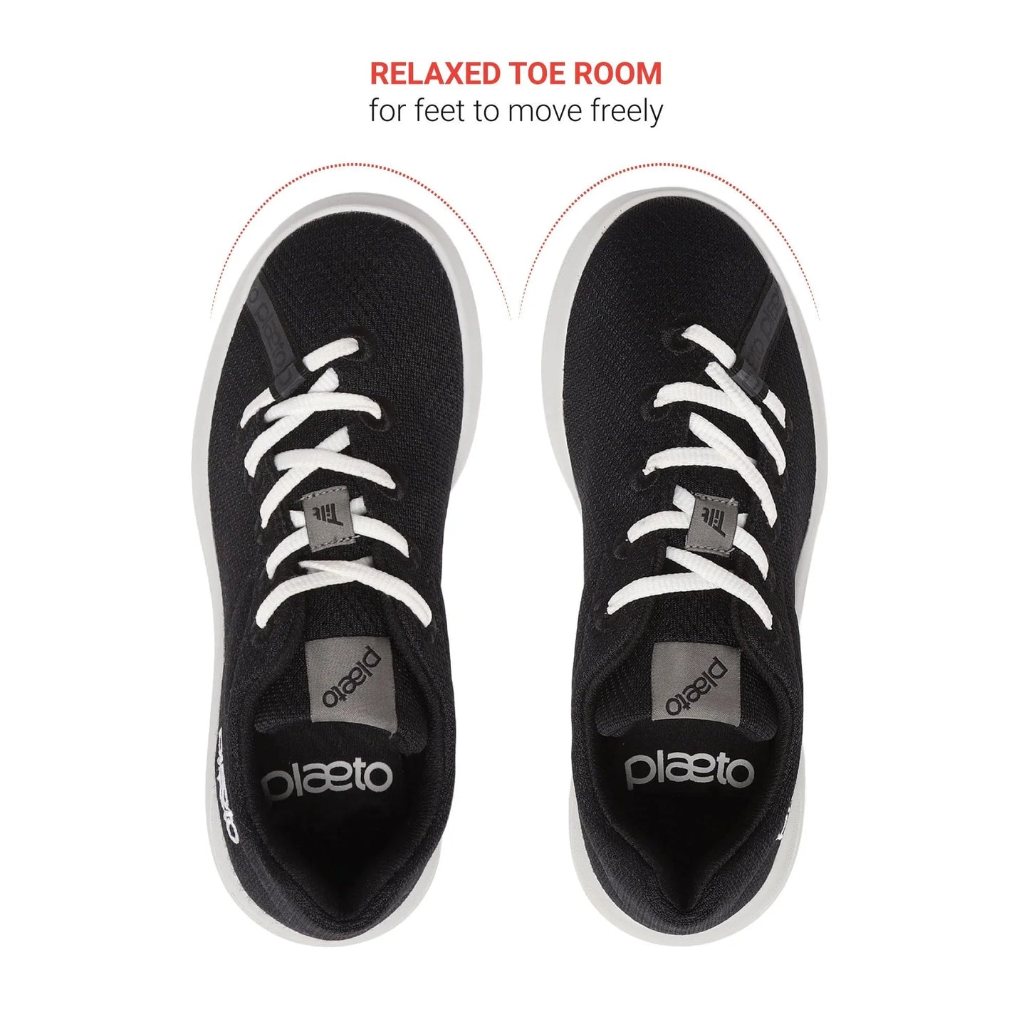 Women's Aura Black Casual Shoes