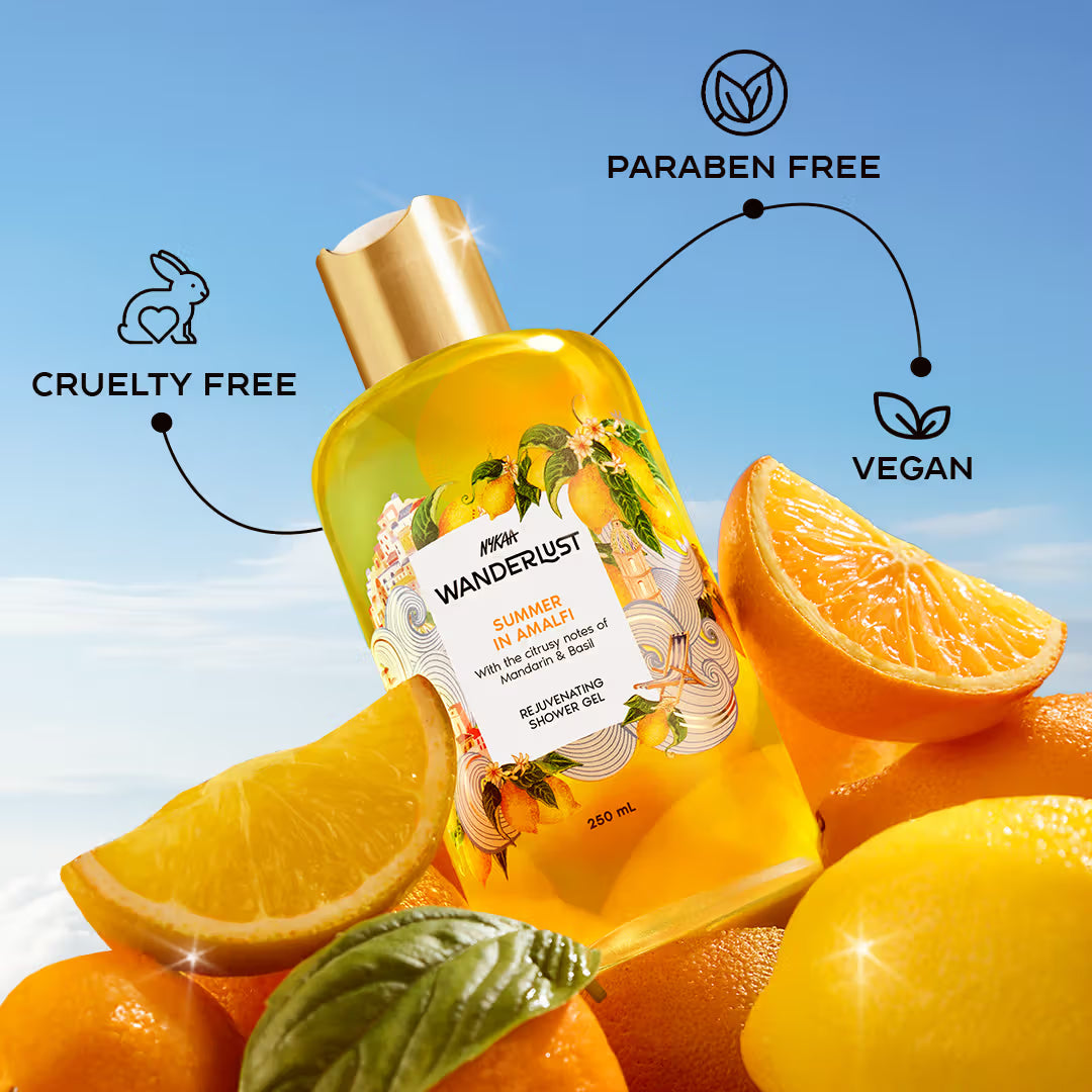 Nykaa Wanderlust SUMMER IN AMALFI REJUVENATING SHOWER GEL - 250ML