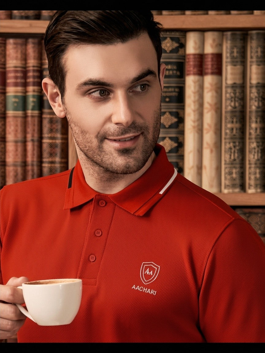 Red Premium Polo Aachari