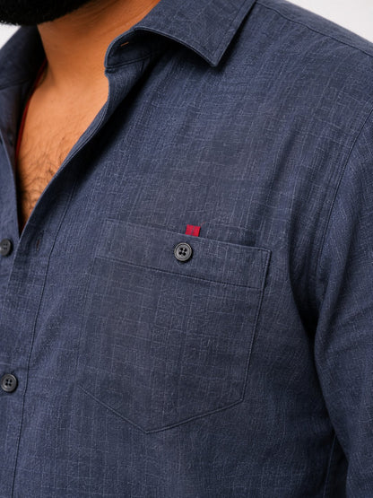 Slate Drift Casual Shirt