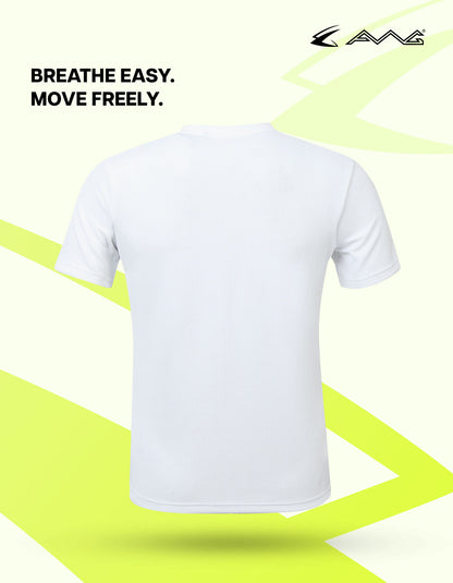 Men Solid Waffle Crew Neck Tshirt