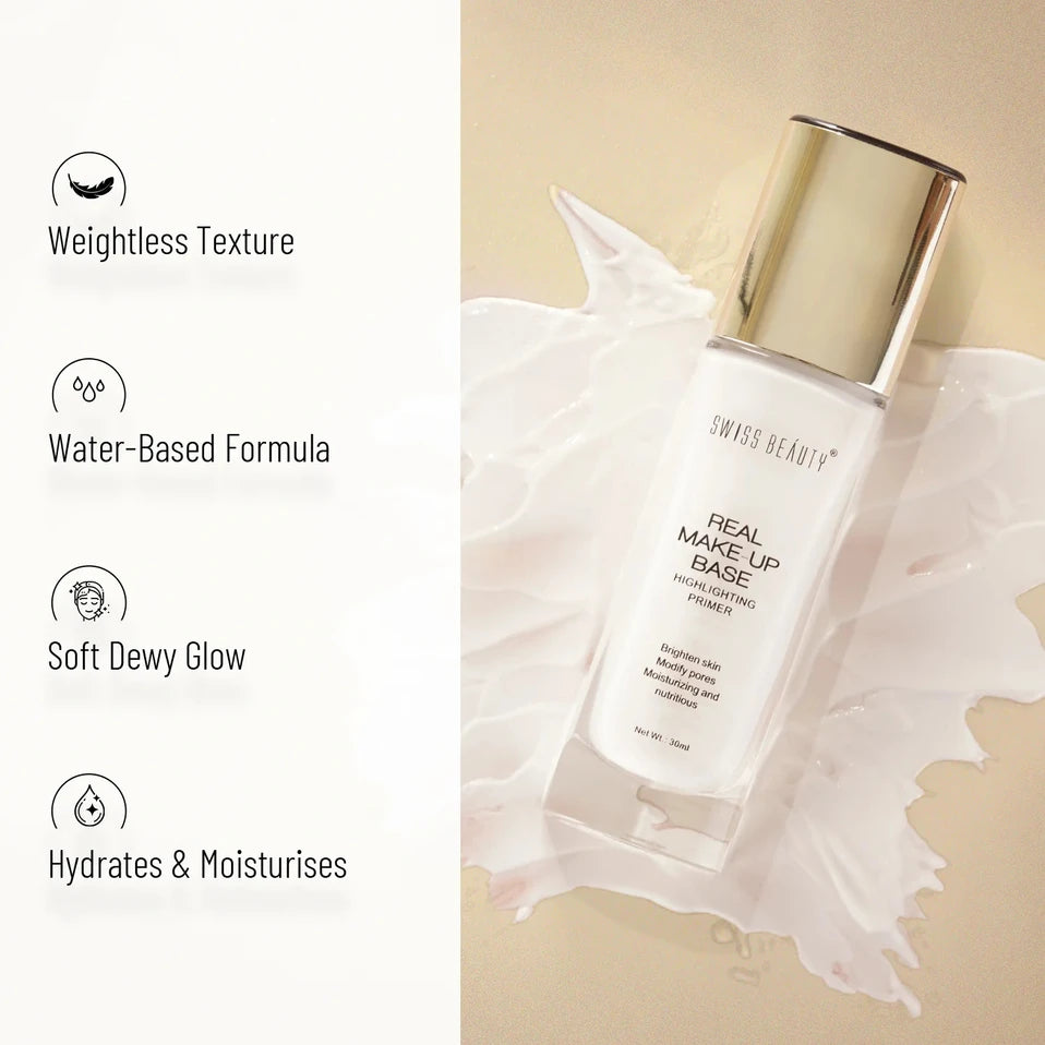 Swiss Beauty Hightlighting Primer - Golden Tint 32ml