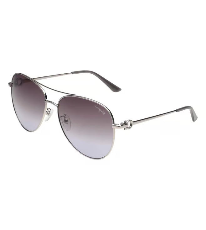 Salvatore Ferragamo Metal Aviator Sunglass For Men