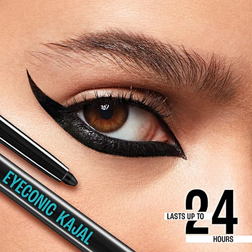 Lakme 9 To 5 Eyeconic Kajal Twin Pack - Deep Black