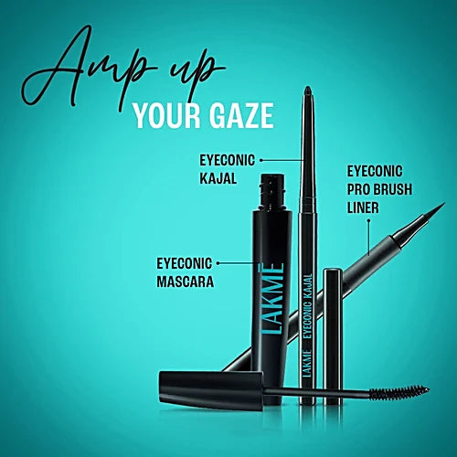 Lakme 9 To 5 Eyeconic Kajal Twin Pack - Deep Black