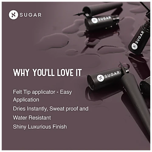 Sugar Cosmetics Gloss 24Hr Eyeliner 2.5 MILLI_LITRE