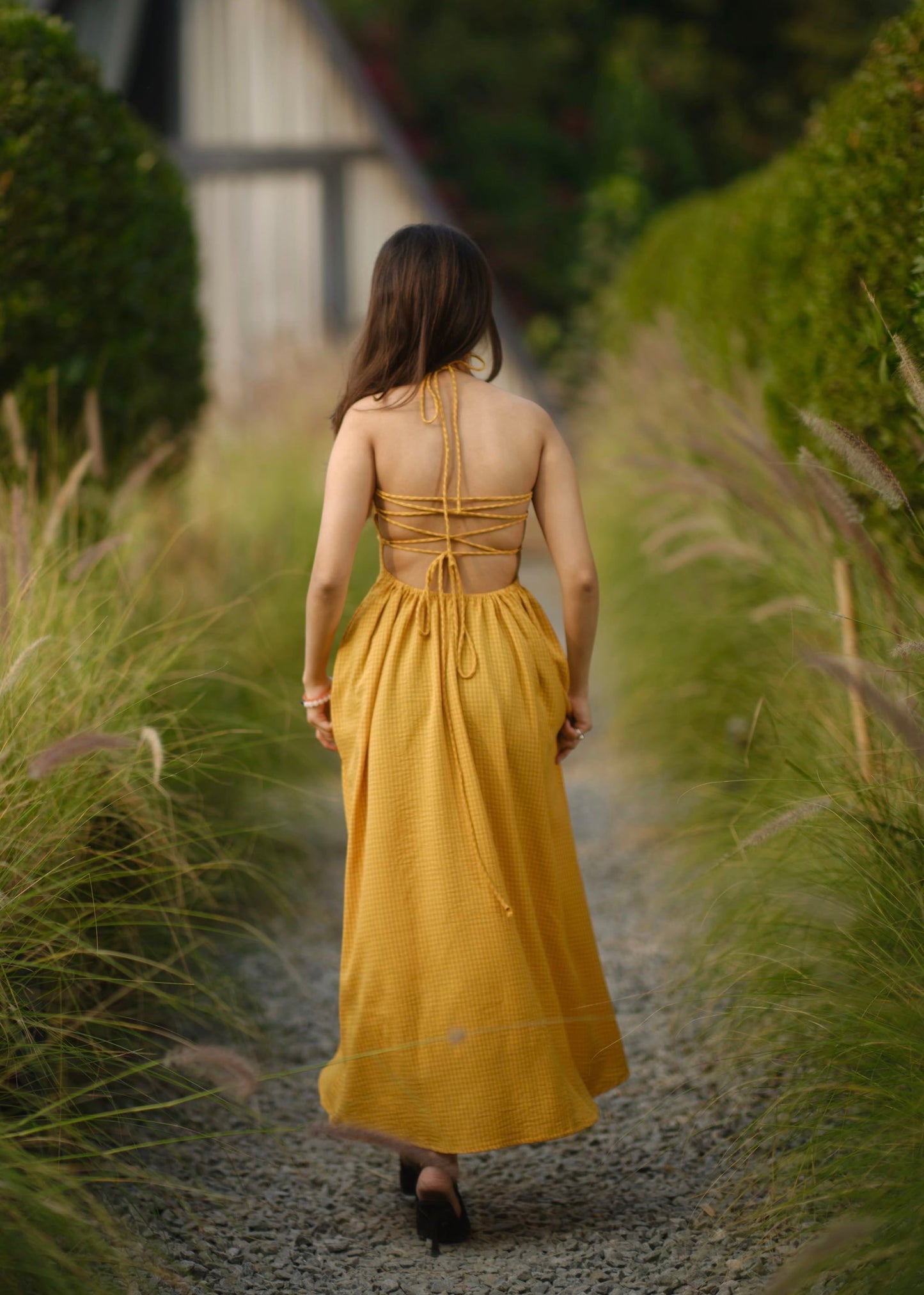 Cottage Backless Dress