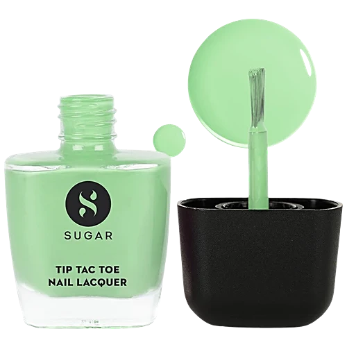 Sugar Cosmetics Tip Tac Toe Nail Lacquer Classic - 07 Mint Money 9 MILLI_LITRE