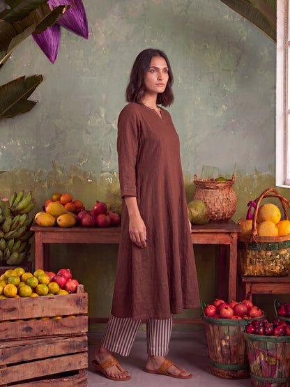 THE LINER EARTHY KURTA SET