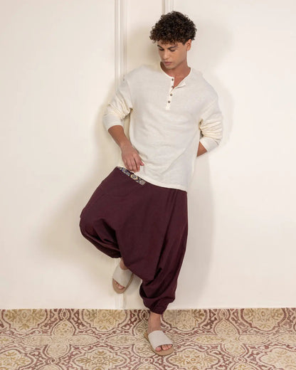 Aladdin Low Crotch Harem Pants House of Pure Eco