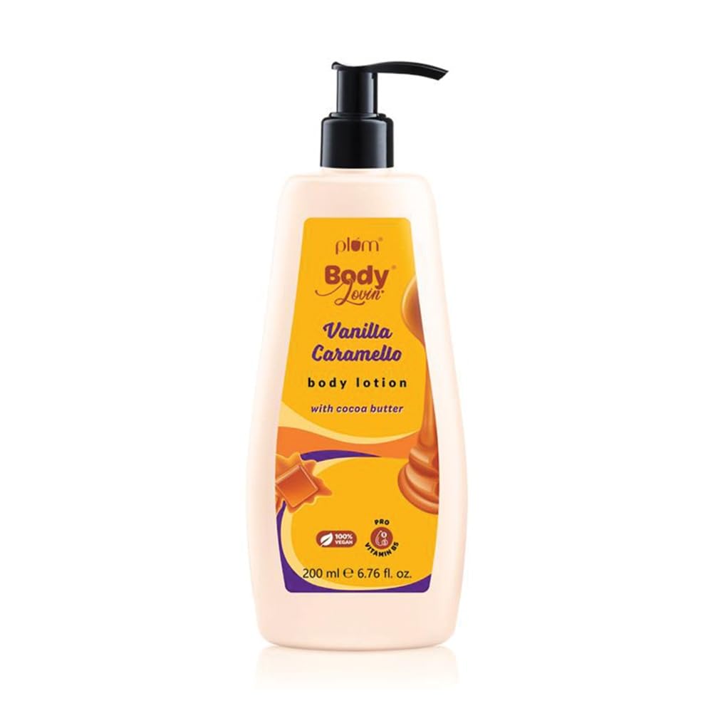 Plum BODY Vanilla Caramello body lotion with cocoa butter 200 MILLI_LITRE