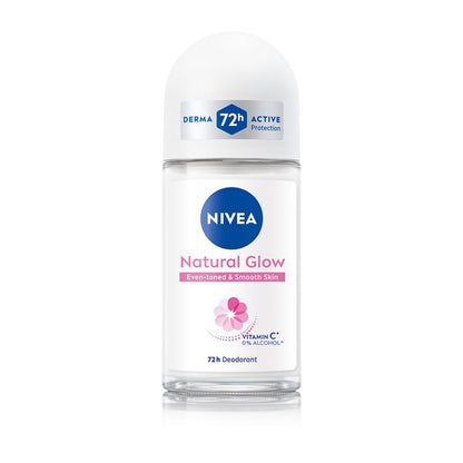 Nivea Natural Glow Sensitive Deodorant Roll On 50 ml