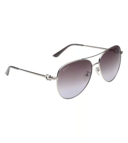 Salvatore Ferragamo Metal Aviator Sunglass For Men
