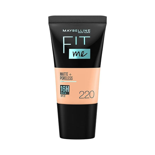 Maybelline New York Fit Me Matte+Poreless Liquid Foundation - 220 Natural Beige 18 MILLI_LITRE