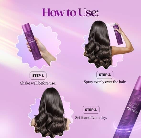 HILARY RHODA SUPER HOLD ALL DAY HAIR SPRAY 420ML