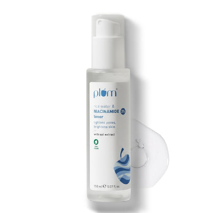 Plum 3% Niacinamide Toner With Rice Water For Clear, Blemish-Free And Hydrated Skin Men & Women 150 MILLI_LITRE