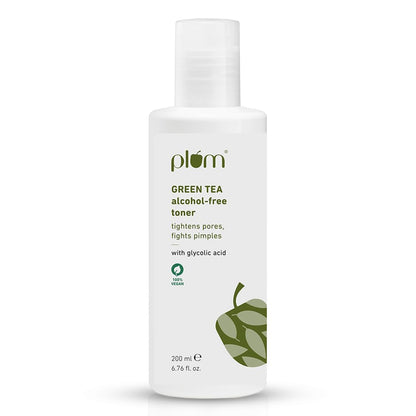 Plum Green Tea Alcohol-Free Toner For Oily, Acne-Prone Skin Clears & Tightens Pores Men Women 200 MILLI_LITRE
