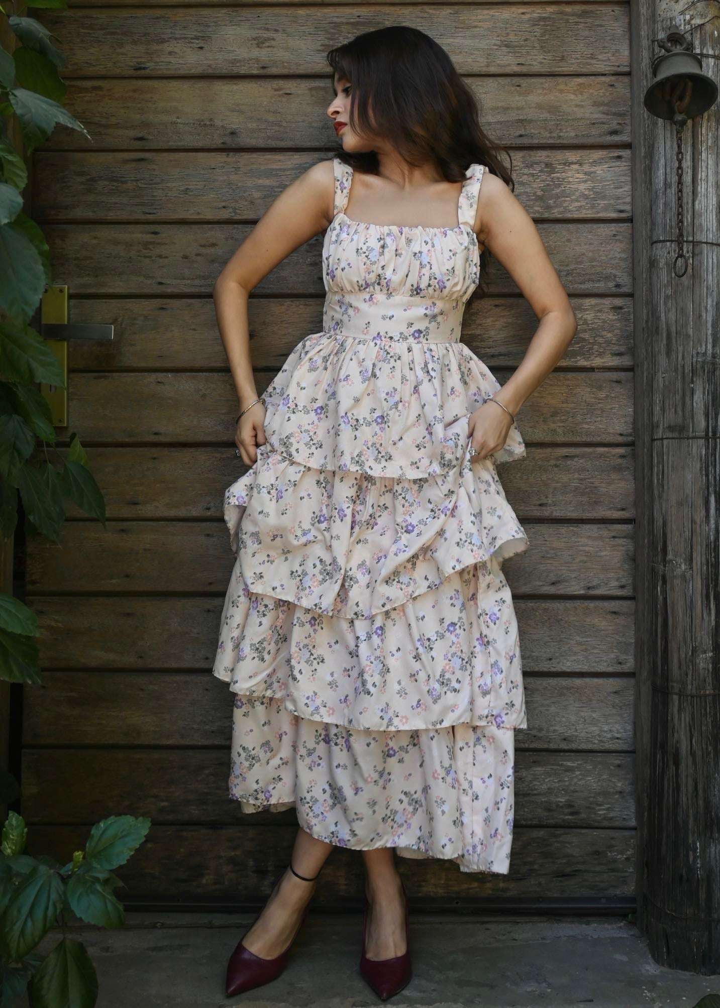 Floral Ruffle Dress