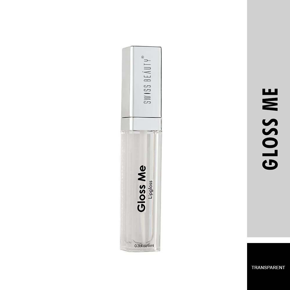 Swiss Beauty Metallic Lip Gloss - Transparent 6 ml