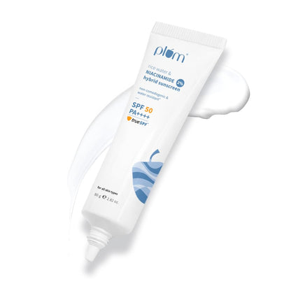Plum 2% Niacinamide & Rice Water Sunscreen Spf 50 Pa+++ 80 GRAM