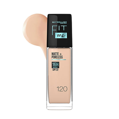 Maybelline New York Fit Me Matte+Poreless Liquid Foundation - 120 Classic Ivory 30 MILLI_LITRE