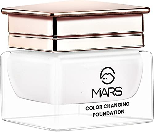 MARS Color Changing Water Proof Satin Finish Foundation - White 20 ml