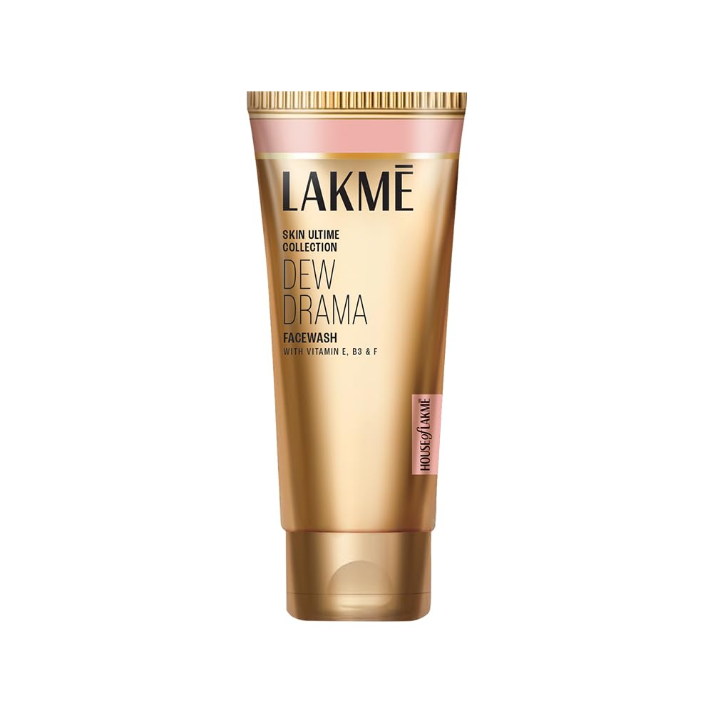 Lakme Dew Drama Facewash - With Vitamin E, B3, F