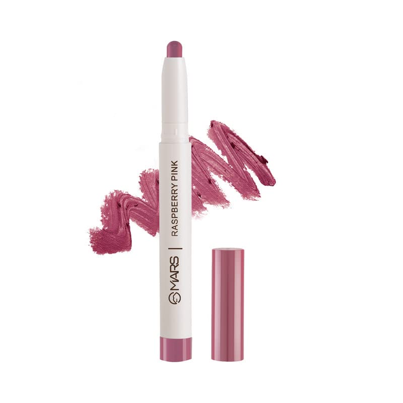 MARS POPINS CHEERY RED LIP CRAYONS - RASSBERRY PINK 1.3 g