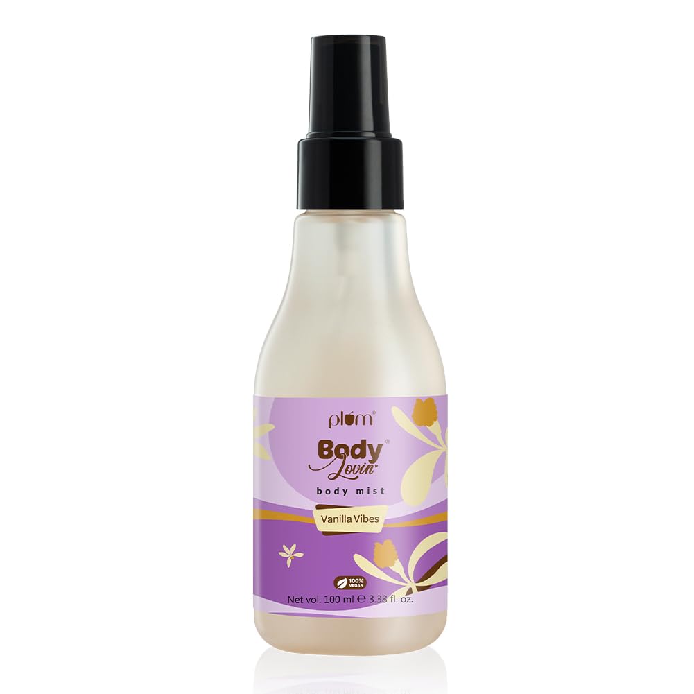 Plum Bodylovin'Vanilla Vibes | Long Lasting Vanilla Fragrance | Perfume Spray | Body Mist - For Men & Women 100 MILLI_LITRE