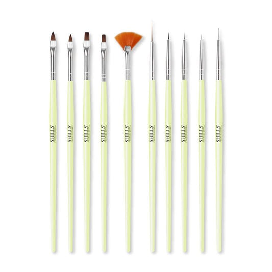 SHILLS PROFESSIONAL NAIL ART ALL BRUSH 10PCS SPN-21080