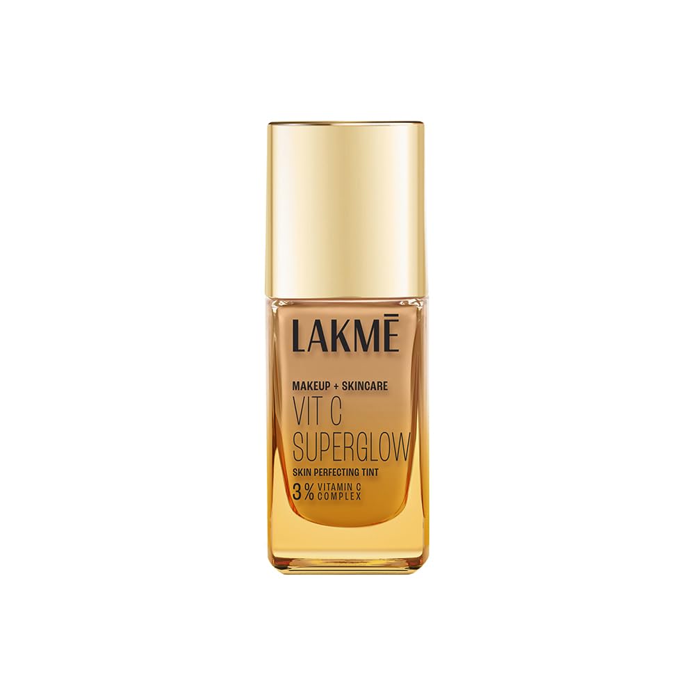 LAKME MAKEUP+SKINCARE VITC SUPERGLOW SKIN PERFECTING TINT Foundation - N220 NEUTRAL MEDIUM 25 ml