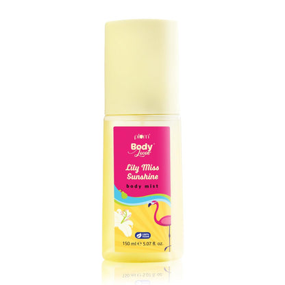 Plum BodyLovin' Lily Miss Sunshine Body Mist| Long Lasting Fresh Summer Fragrance With Notes Of Lily, Bergamot & Pear | Travel-Friendly Perfume Body Spray 150ml