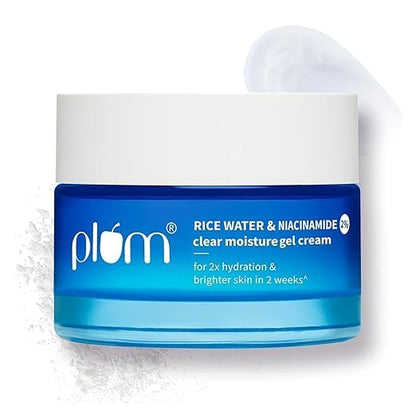 Plum 2% Niacinamide & Rice Water Clear Moisture Gel Cream 50 GRAM