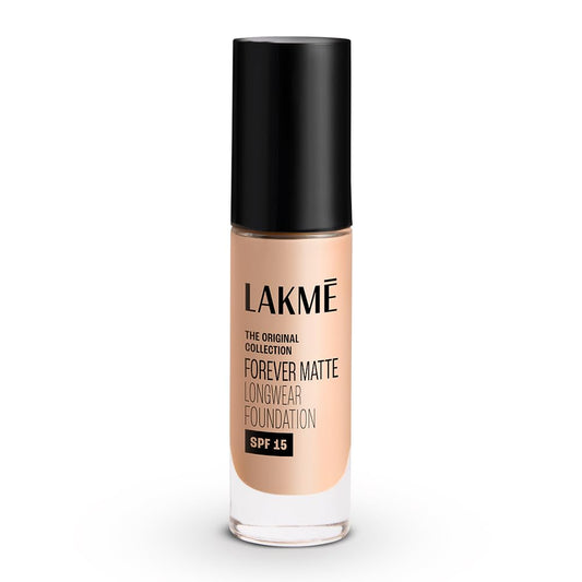 LAKME FOREVER MATTE LONGWEAR FOUNDATION SPF 15 - Cool Ivory 25 ml