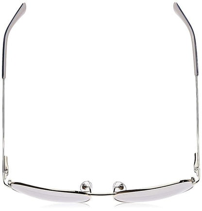 Calvin Klein Unisex Silver Tone Shield Sunglasses