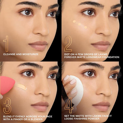 LAKME FOUNDATION FOREVER MATTE WARM CREME