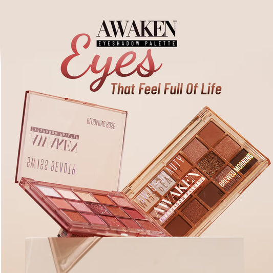 Swiss Beauty AWAKEN Eyeshadow Palette - Brewed Morning 11g