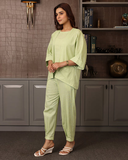 MINT GREEN JACKET CO-ORD SET