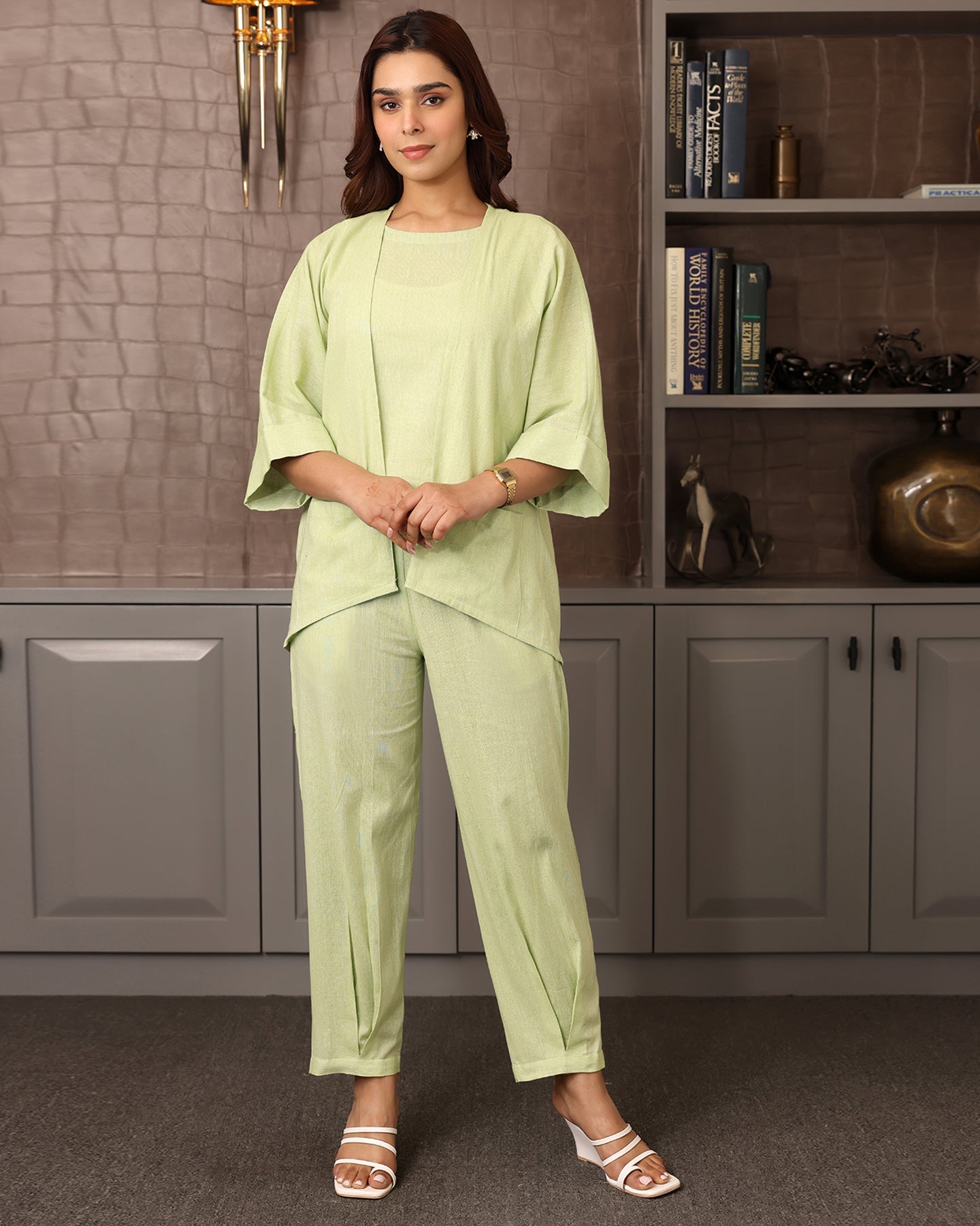 MINT GREEN JACKET CO-ORD SET
