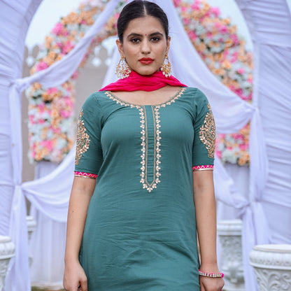 Green Gota Work Sharara